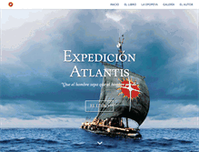 Tablet Screenshot of expedicionatlantis.com